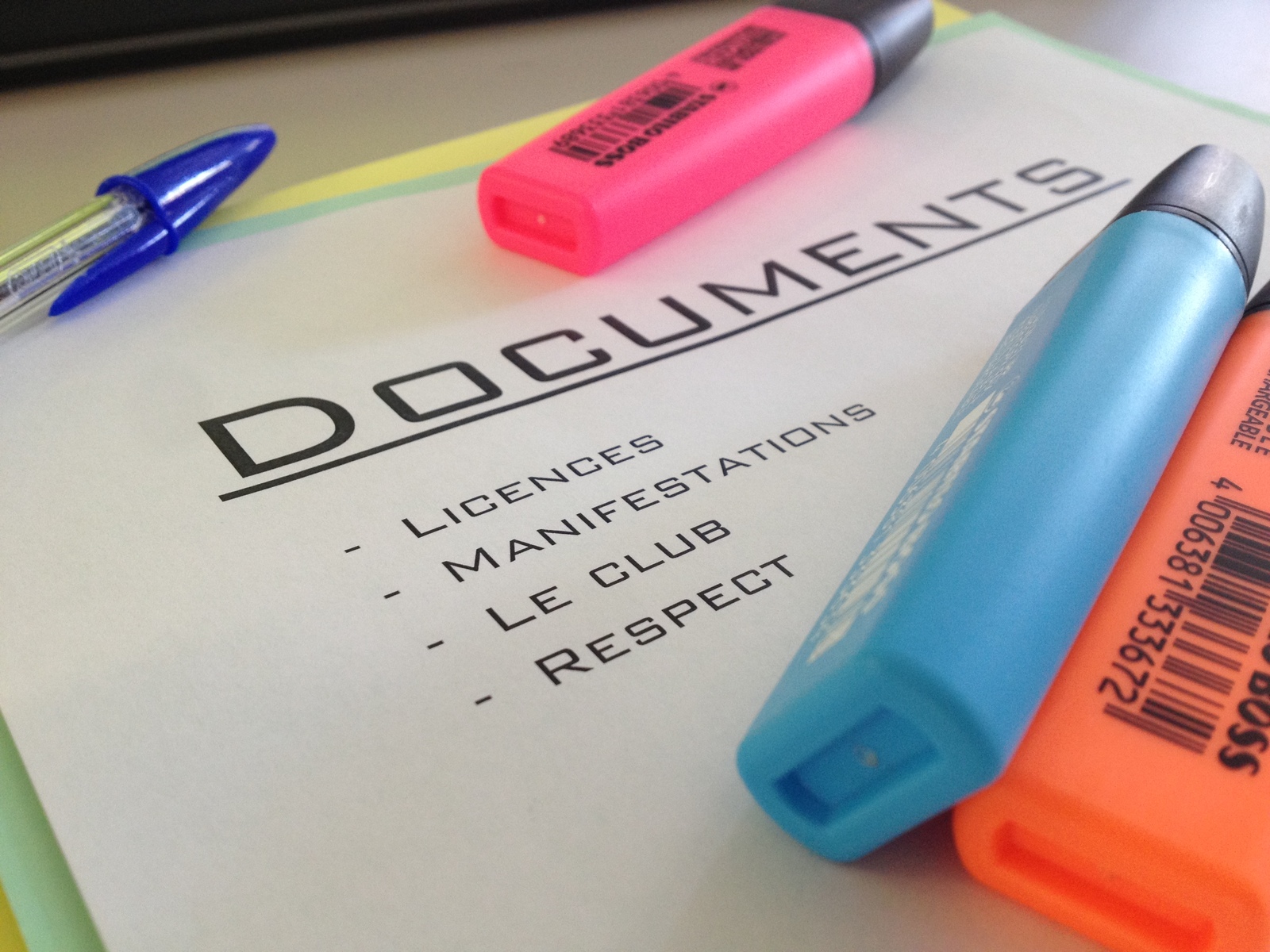 Modification des horaires de récupération des dossiers d'inscription