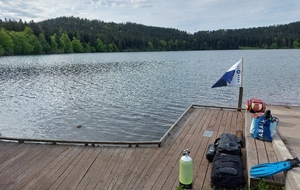 Plongée crépusculaire au Lac du Bouchet